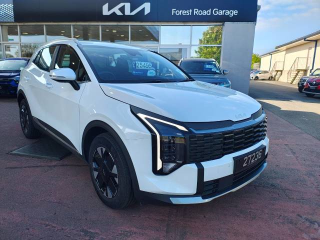 Kia Sportage 1.6 Hybrid Pure Auto SUV Hybrid White