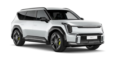 The Kia EV9 GT - White Pearl