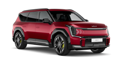 The Kia EV9 GT - Aurora Red
